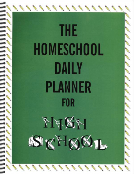 Homeschool Daily Planner for High School