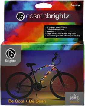 Cosmic Brightz Bike Wrap - Rainbow