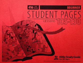 Beginner Student Pages for Lessons 105-130