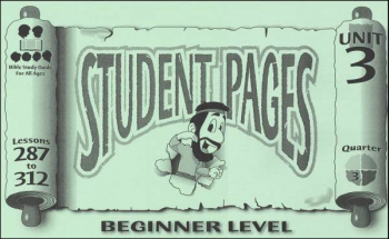Beginner Student Pages for Lessons 287-312