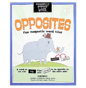 Opposites Kids Magnetic Poetry Kit