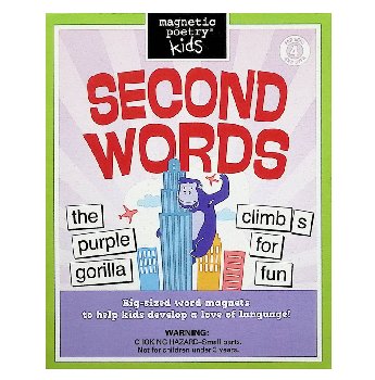 Second Words Kids Magnetic Poetry Kit