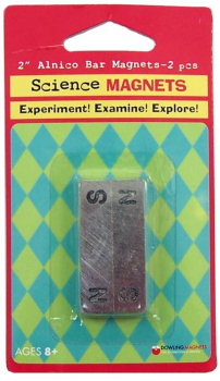 Alnico bar Magnets (two 2" magnets)
