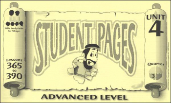 Advanced Student Pages for Lessons 365-390