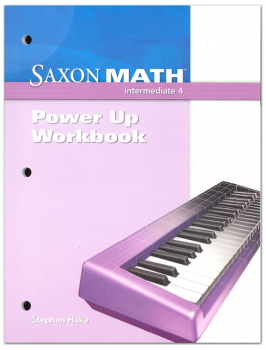 Saxon Math Intermediate 4 Power Up Workbook