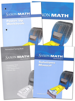 Saxon Math Intermediate 5 Comp Homeschool Kit