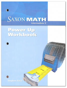 Saxon Math Intermediate 5 Power Up Workbook
