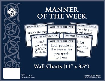 Manner of the Week Wall Charts (11" x 8.5")