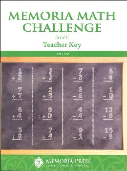 Memoria Math Challenge: Level C Teacher Key