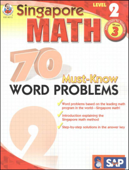 Singapore Math: 70 Must-Know Word Problems, Level 2