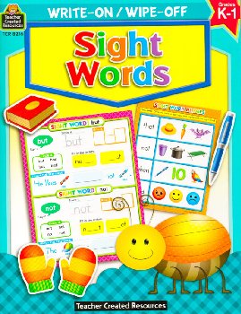 Write On Wipe Off Sight Words