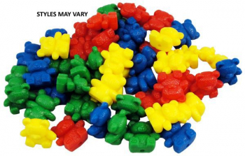 60x Plastic Bear Counters Education Counting & Sorting Toys Mathematics 