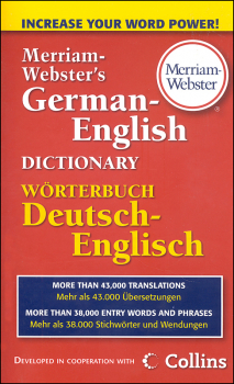 Merriam-Webster's German-English Dictionary (Mass-Market Paperback)