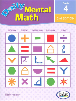 Daily Mental Math Student Book Gr 4 2ED