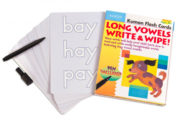 Long Vowels Write & Wipe Flash Cards
