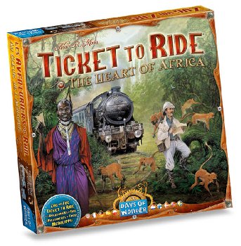 Ticket to Ride The Heart of Africa Map Collection/Expansion (Volume 3)
