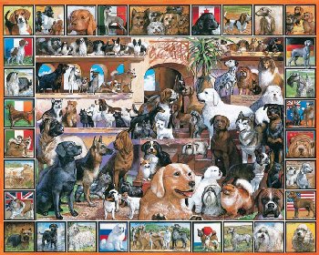 World of Dogs Puzzle (1000 Piece)