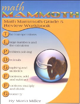 Math Mammoth Review Workbook - Grade 5