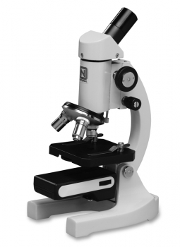 Inclined Compound Microscope Coarse and Fine Focus With LED Illumination