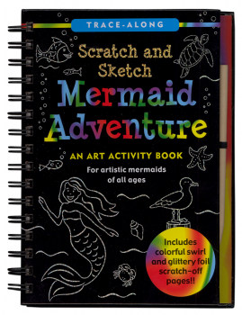 Mermaid Adventure Trace-Along Scratch and Sketch Activity Book