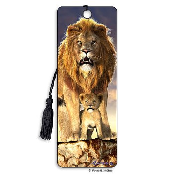 Lion 3D Bookmark