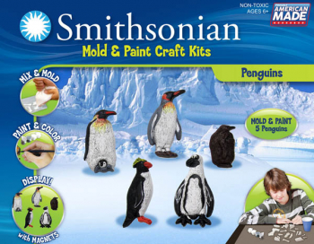 Smithsonian Mold & Paint Kit - Penguins