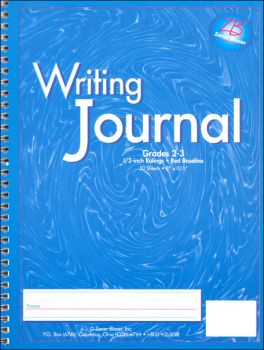 Writing Journal Z/B Blue, Gr. 2-3, 1/2" rule