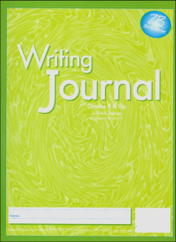 Writing Journal Z/B Green, Gr. 4+, 3/8" rule