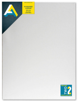 Canvas Economy Cotton Stretched 2 pack (18 x 24)