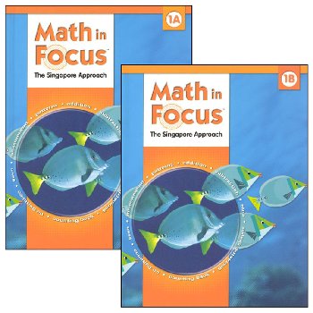 Math in Focus Grade 1 Student Book A & B Set