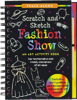 Fashion Show Trace-Along Scratch & Sketch Activity Book