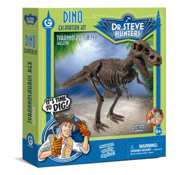 Dino Excavation Kit - Tyrannosaurus Rex Skeleton (13 Pieces)