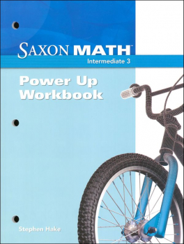 Saxon Math Intermediate 3 Power Up Workbook