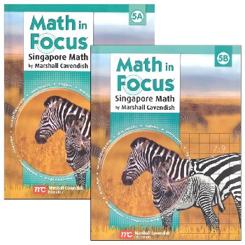 Math in Focus Grade 5 Student Book A & B Set