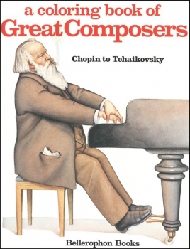 Chopin to Tchaikovsky Composers Coloring Book