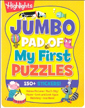 Jumbo Pad of My First Puzzles (Highlights)