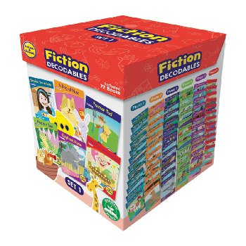 Decodable Readers: Letters and Sounds Set 1 Fiction Boxed Set