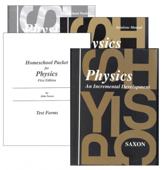 Saxon Physics Homeschool Kit w/ Solution Manl
