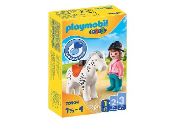 Rider with Horse (Playmobil 1-2-3)