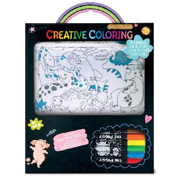 Creative Coloring Pouch - Dinosaur World