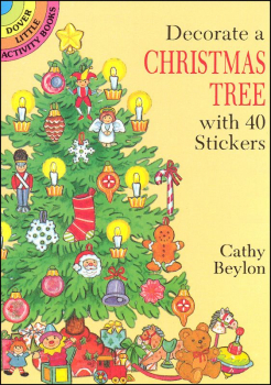 Decorate a Christmas Tree w/40 Stickers
