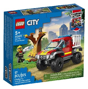 LEGO City Fire 4 x 4 Fire Truck Rescue (60393)