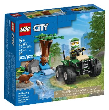 LEGO City Great Vehicles ATV and Otter Habitat (60394)