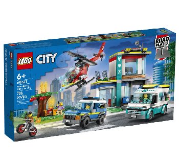 LEGO City Police Emergency Vehicles HQ (60371)