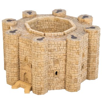 Castel Del Monte in Italy 1500 Piece Mini Bricks Construction Set