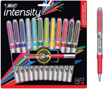 BIC Intensity Permanent Marker Fashion Colors - Ultra Fine Point (12 pack)
