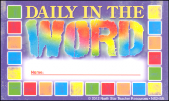 Incentive Punch Cards - Daily in the Word