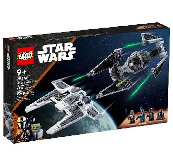 LEGO Star Wars Mandalorian Fang Fighter vs TIE Interceptor (75348)