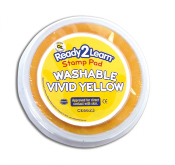 Jumbo Washable Stamp Pad - Vivid Yellow (Ready 2 Learn Stamp Pad)
