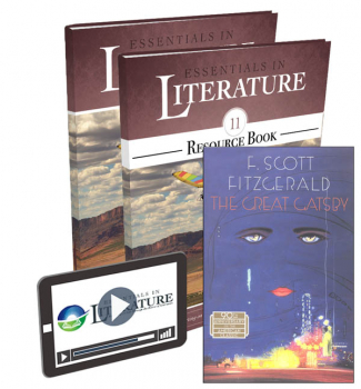 Essentials in Literature Level 11 Bundle (Textbook, Resource Book, Novel, and Online Video Subscription)